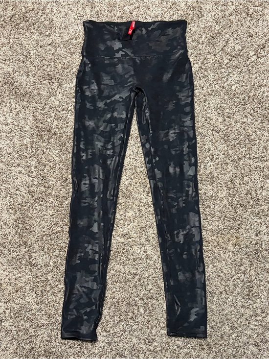 SPANX Denim - SPANX Black Camouflage High-Waist Jeggings Size Medium